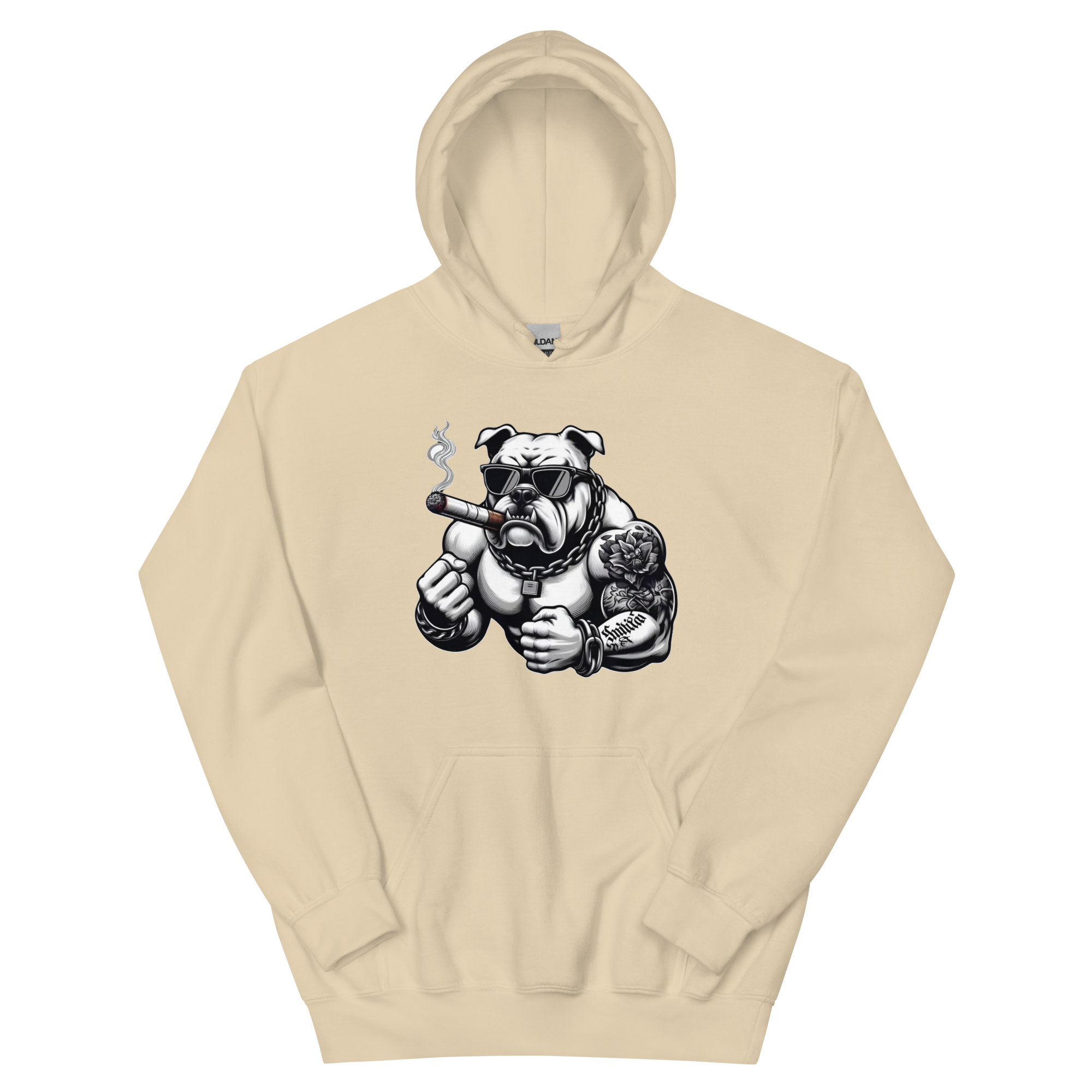 Big Boy Bulldog Design | Men’s Custom Hoodie Physical Hoodie Style-Junction