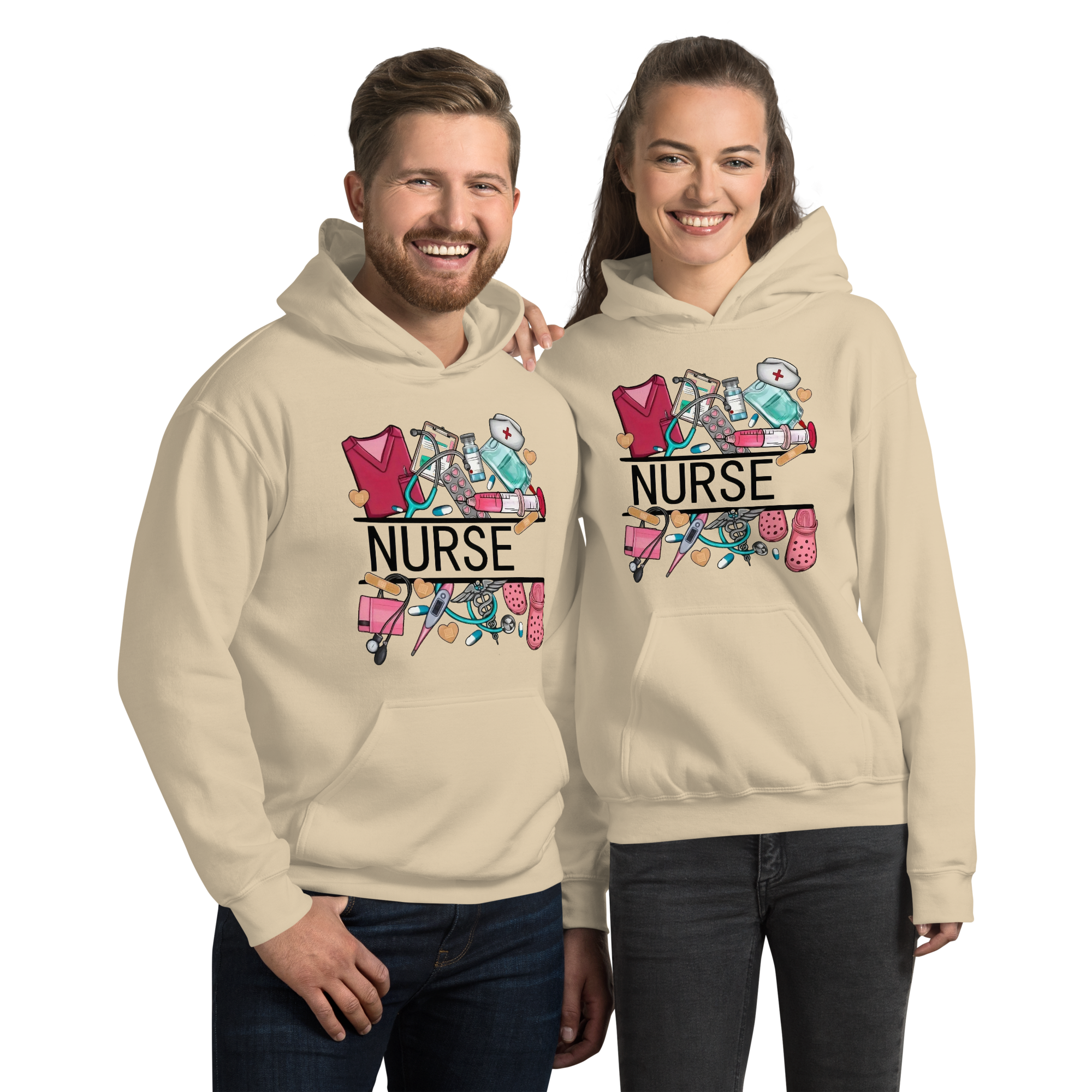 Nurse Unisex Custom Hoodie Physical Hoodie Style-Junction