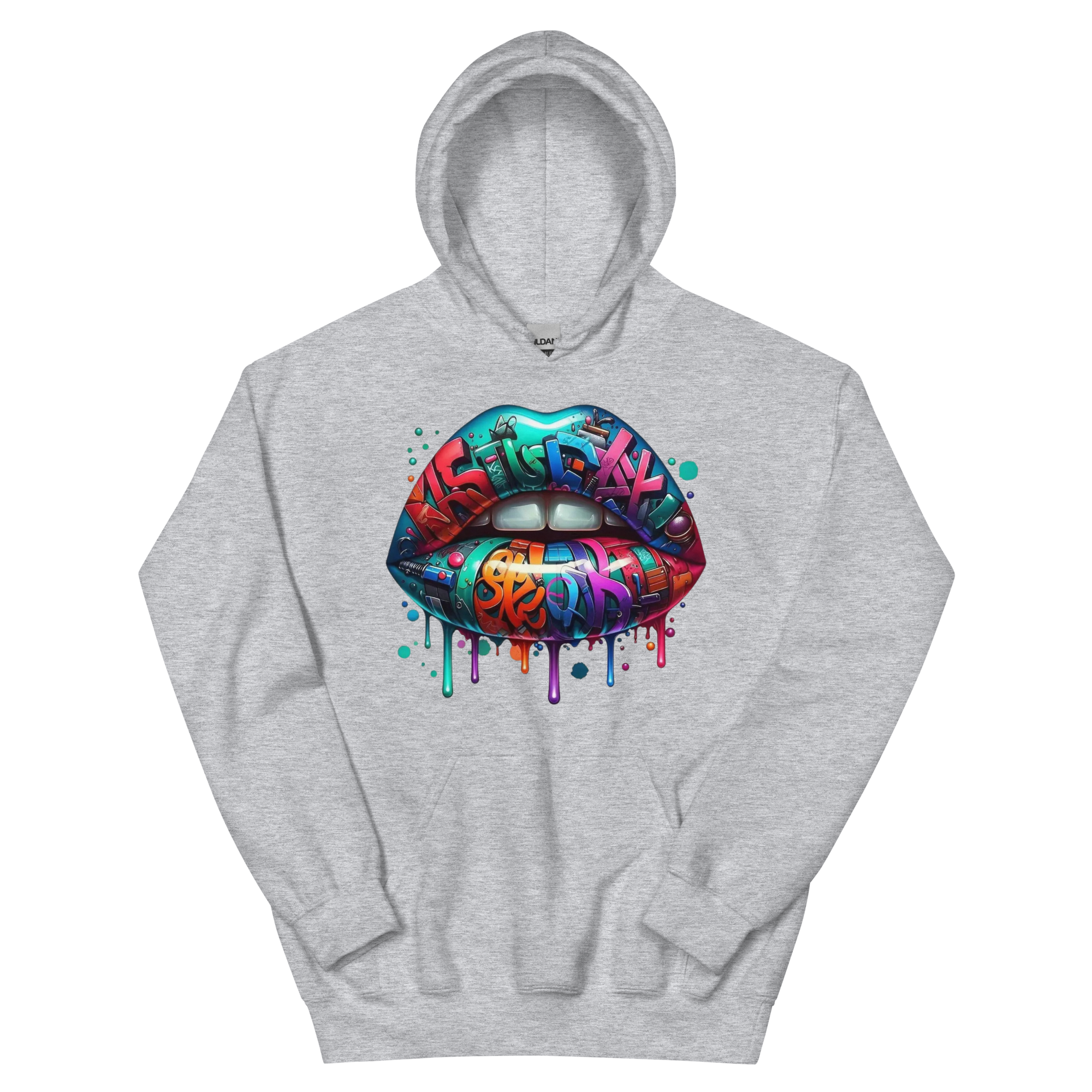 Colorful Graffiti Custom Design Unisex Hoodie Physical Hoodie Style-Junction