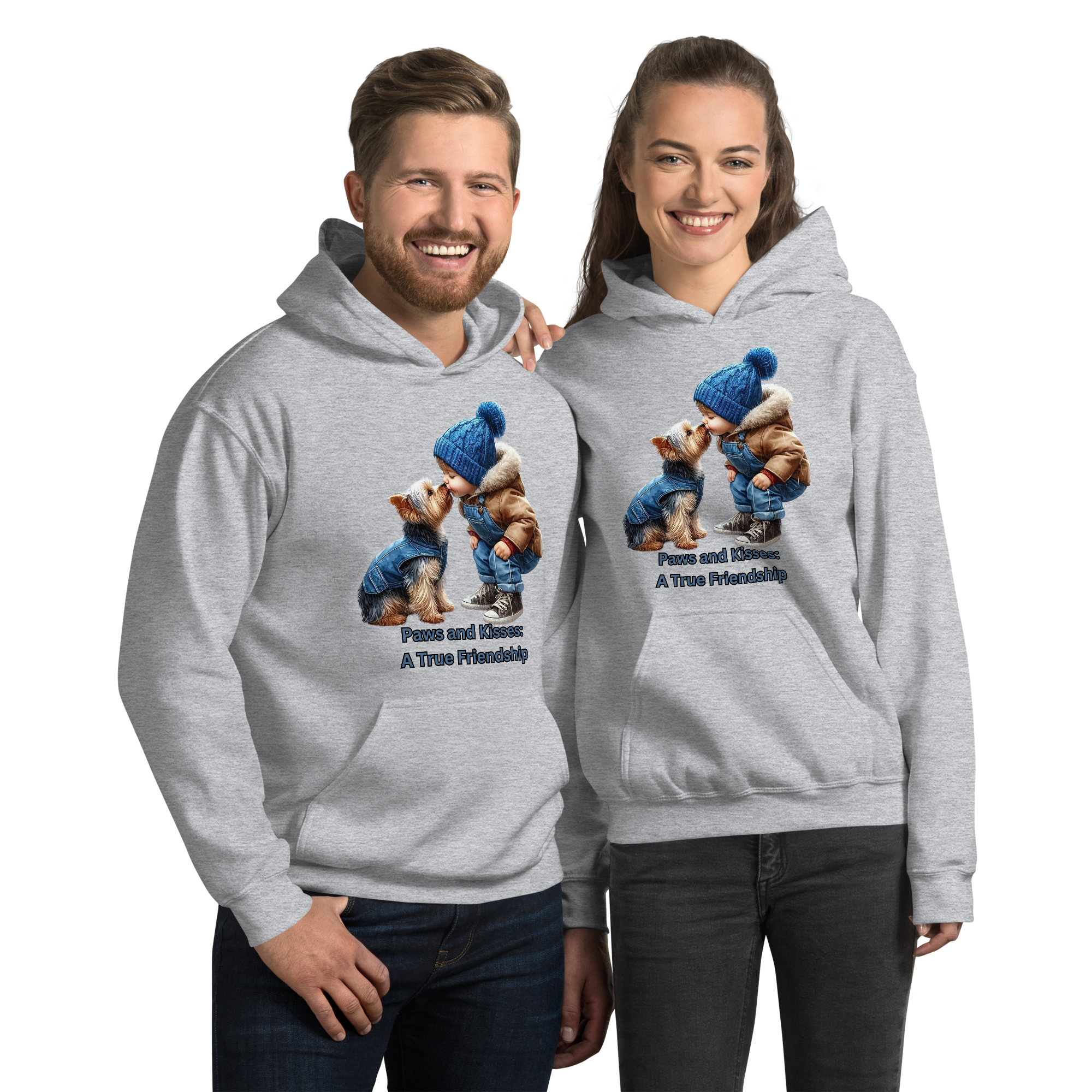 Paws and Kisses Unisex Custom Hoodie Physical Hoodie Style-Junction