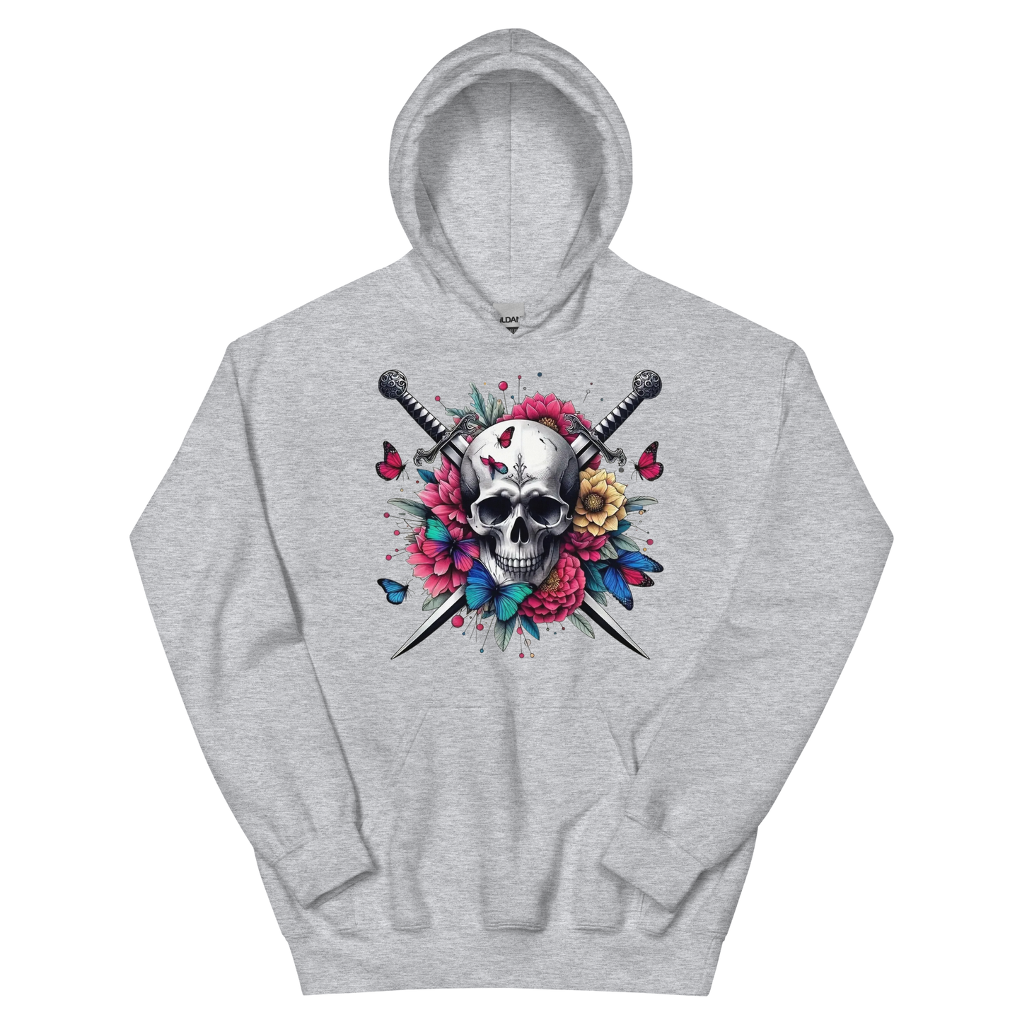 Skull & Swords Men's Hoodie Physical Hoodie Style-Junction Custom Designs & Prints