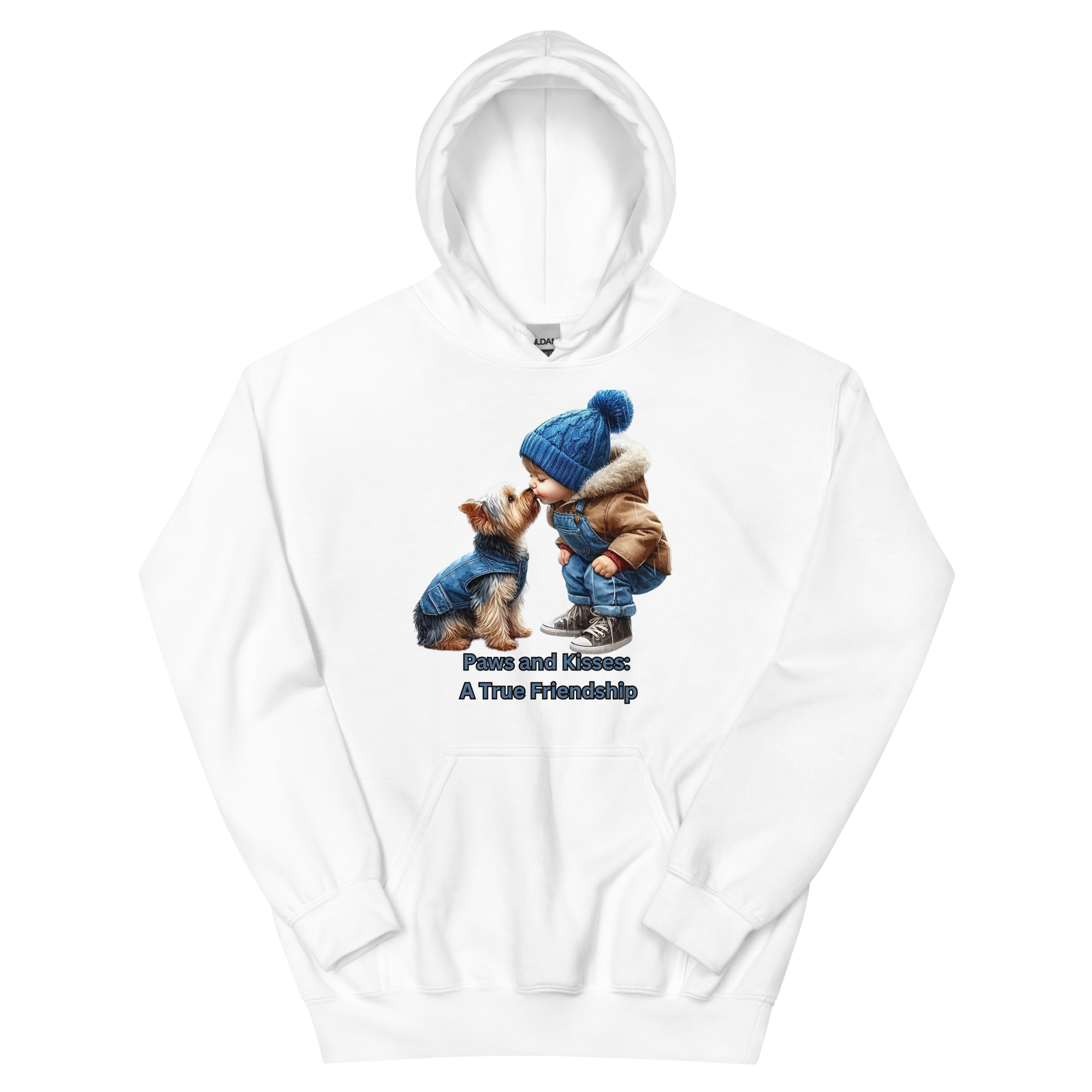 Paws and Kisses Custom Design Unisex Hoodie Physical Hoodie Style-Junction