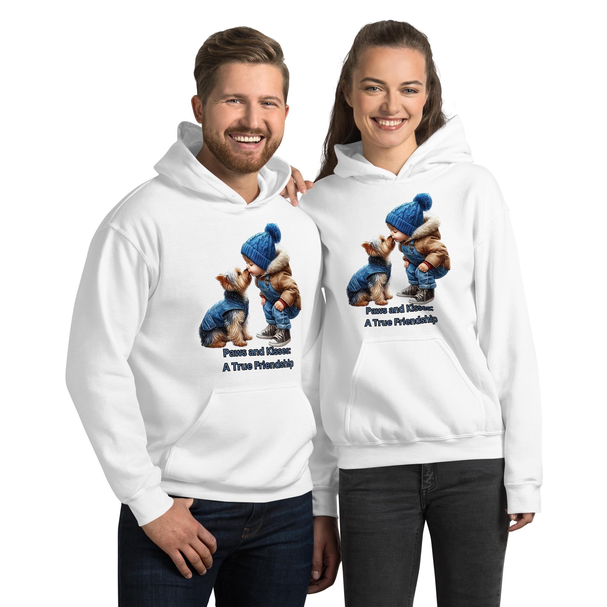 Paws and Kisses Unisex Custom Hoodie Physical Hoodie Style-Junction