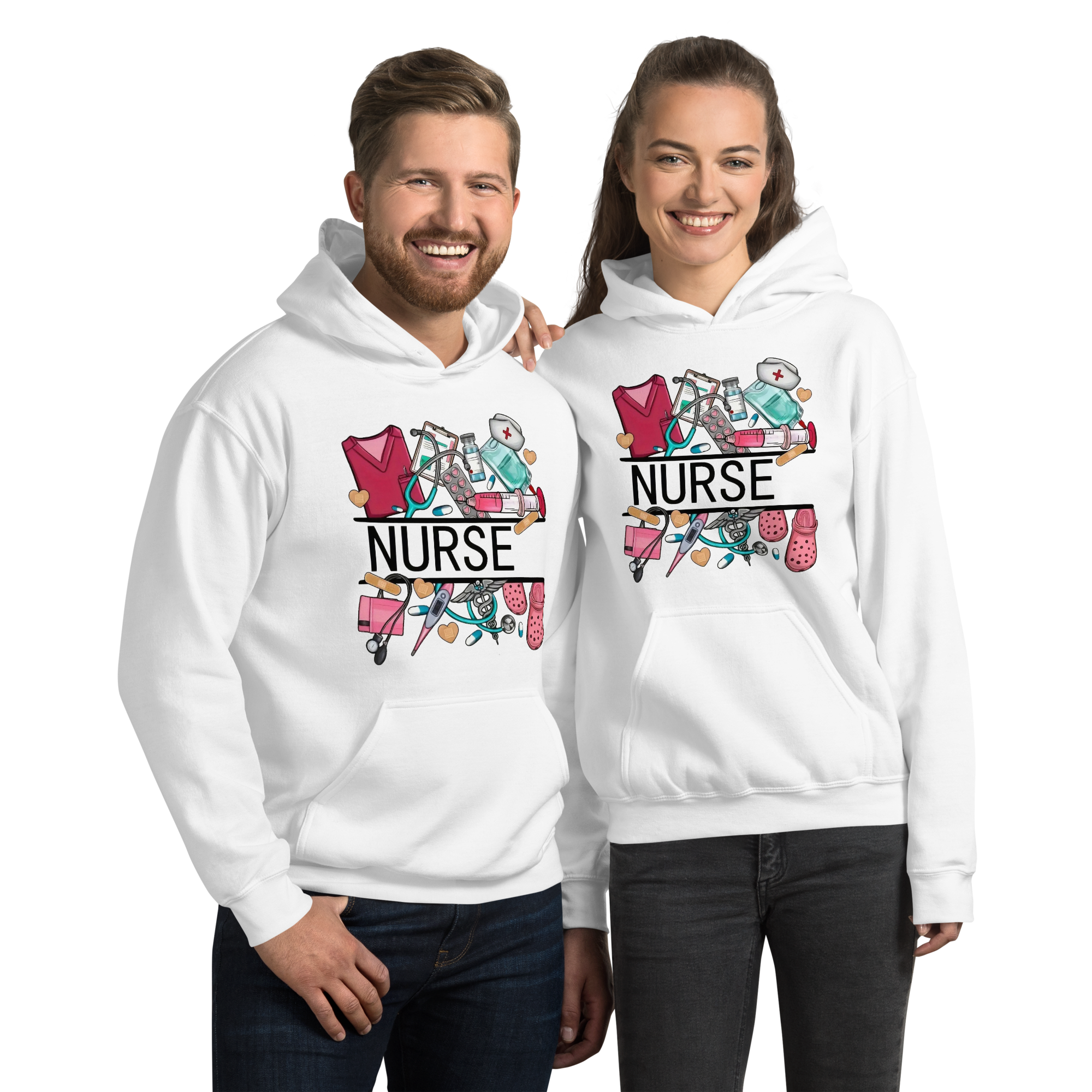 Nurse Unisex Custom Hoodie Physical Hoodie Style-Junction