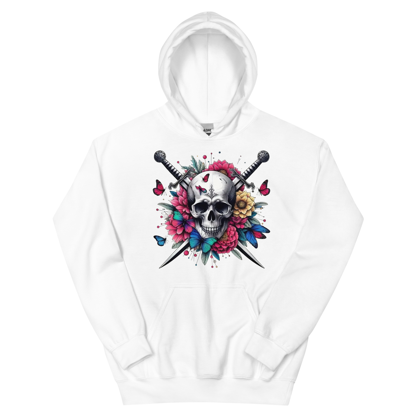 Skull & Swords Men's Hoodie Physical Hoodie Style-Junction Custom Designs & Prints