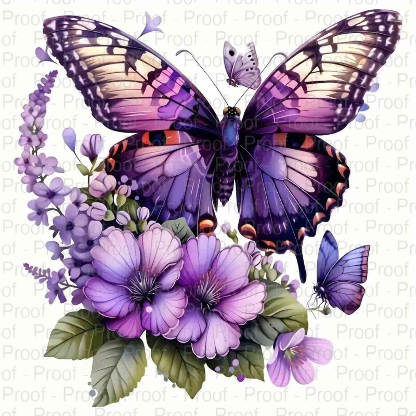 Lavender Butterfly-Digital Download Digital File Style-Junction Custom Designs & Prints